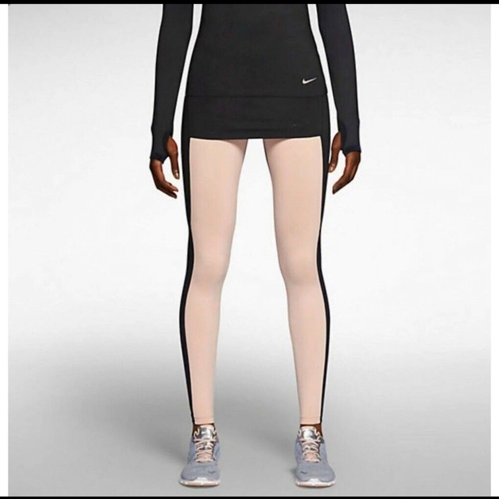 Nike X Pedro Skirted Training Tights Dri Fit Medium pink/ black